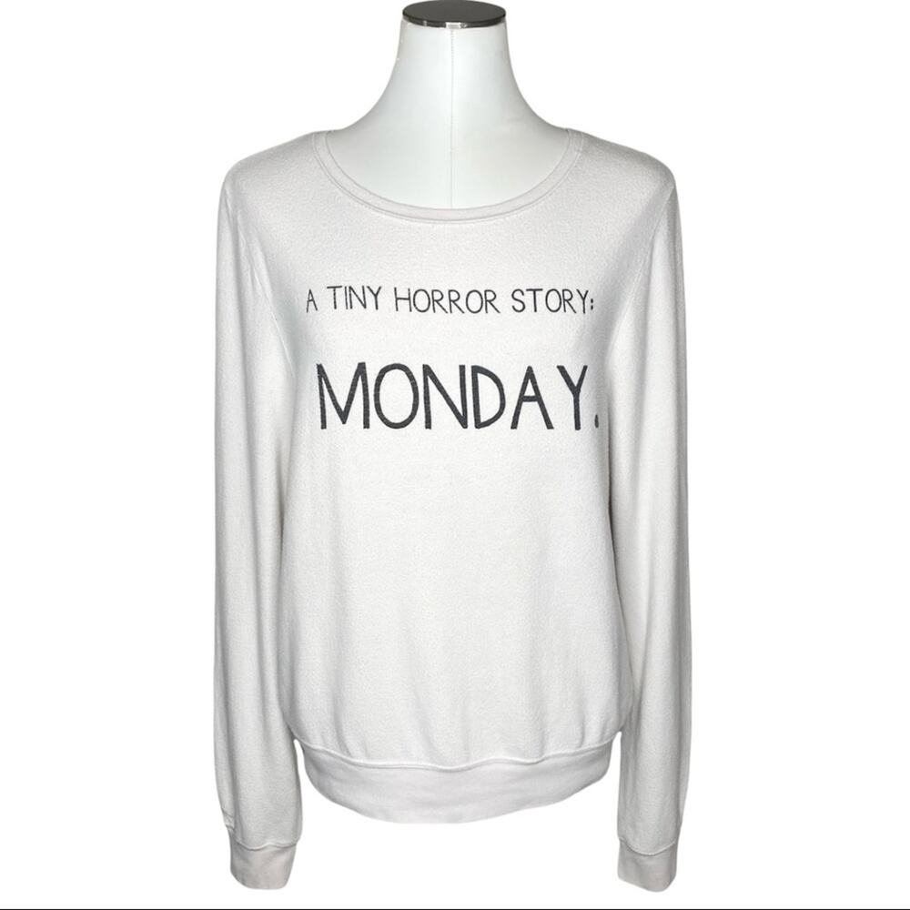 Wildfox Horror Story Baggy Beach Jumper Sweater BBJ size Large